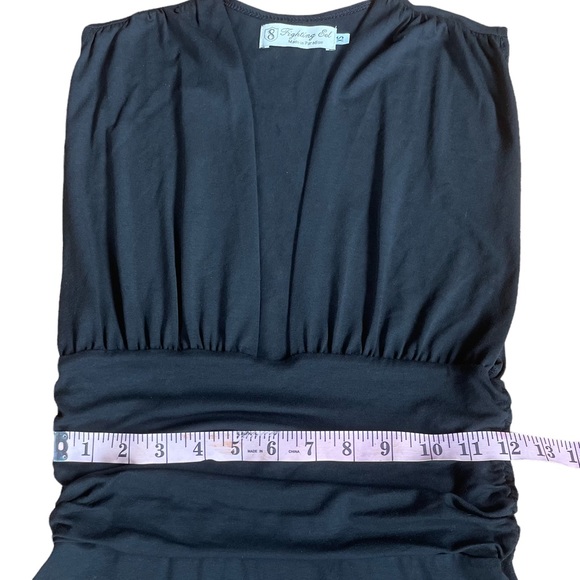 Fighting Eel Hawaii Little Black Dress Lo Cut Neckline Body conscious style - Picture 4 of 7